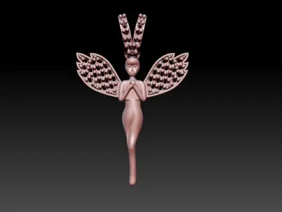 Butterfly pendant Free 3D print model