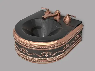 Classic Wash Basin 1 3D model