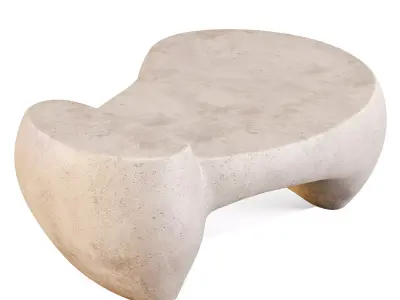 Mogg Dune - Coffee and Side Table 3D model