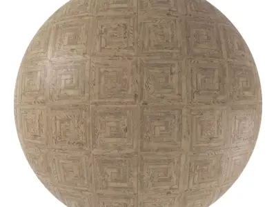 Parquet - Laminate - Wooden floor 3D model 9