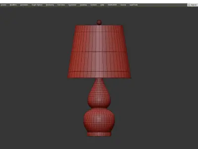 Bungalow 5 Emilia Table Lamp Base Low-poly 3D model