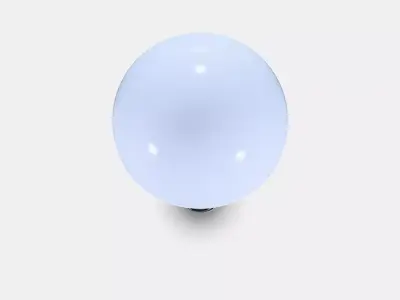 Wood-free LED light source E14 470 lumen Low-poly 3D model