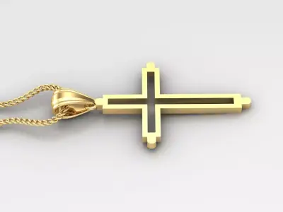 Cross Light Gold 4CP044 3DM STL 3D print model purchase