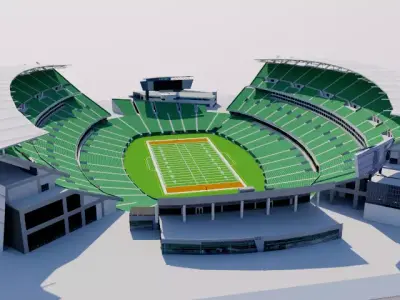 Paul Brown Stadium - Cincinnati USA 3D model