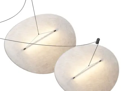 Tyvek Pendant Lamp 3D model