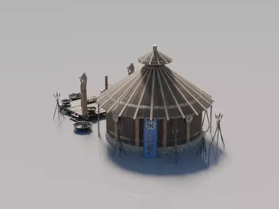 Nordic House 1 3D model