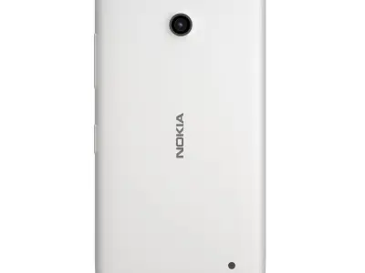 Nokia Lumia 630 white 3D model