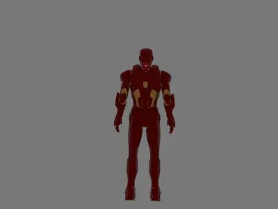 IronMan headlights of motorcycle 3D model