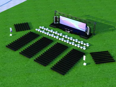 festival 3D model