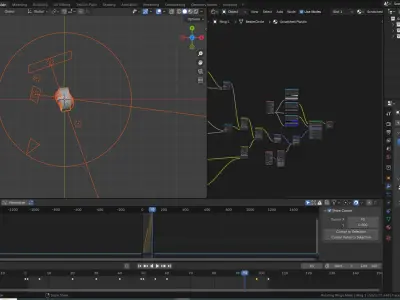 Rotating Rings 3D model