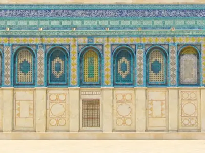 Dome of the Rock Jerusalem 3D model