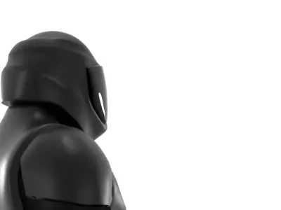 fully-rigged    SCI-FI CHARACTER Low-poly 3D model