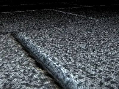 Cobblestone 10 High-Poly with Displacement Map Texture