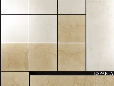 Keros Esparta Beige And Crema 3D model