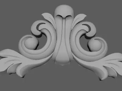 Decor for furniture 3D model 29