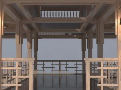TRADITIONAL TEA HOUSE 03 3D model