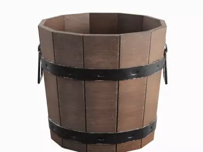 Wooden Bucket Pack B