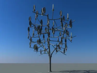 wind tree 3D model