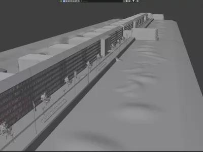 Prora - WW2 Nazi german komplex 3D model