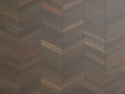 Dark Ebony Chevron Parquet Flooring PBR Seamless Texture