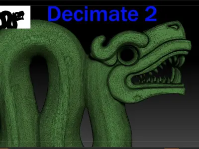 Aztec Aspid Sculpt 3D model