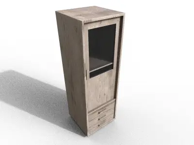 Pack 2 Modern Furniture 3D Model Low-poly 3D model