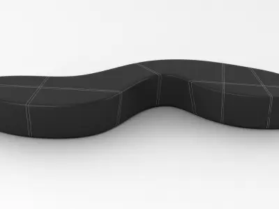 PlusHalle Plasma Bench 3D model