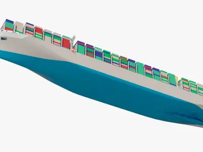  Ultra Large Container Cargo Ship 