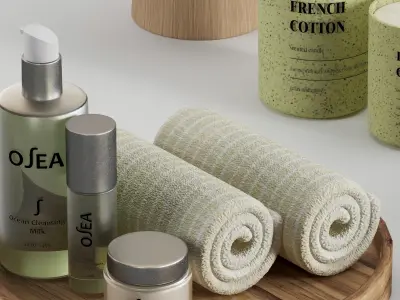 bathroom accessories 0004 3D model