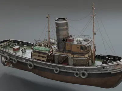  Old Tug Boat 