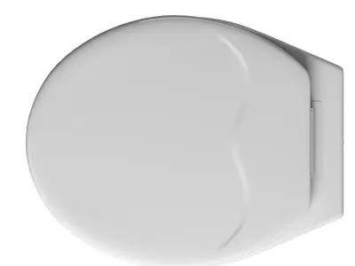 Floor  Mount EWC P trap toilet 3D model  3D model