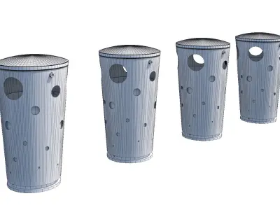 MMCite Swiss Bin Trash Can 3D model