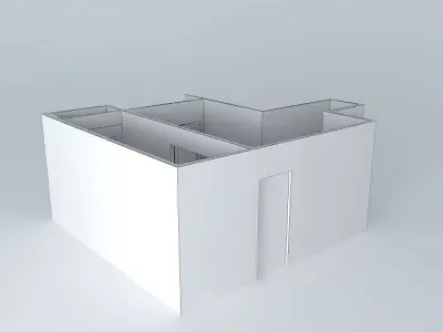 joziorkut house with windows and balconies Free 3D model