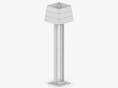 1430 - Floor Lamp Low-poly 3D model