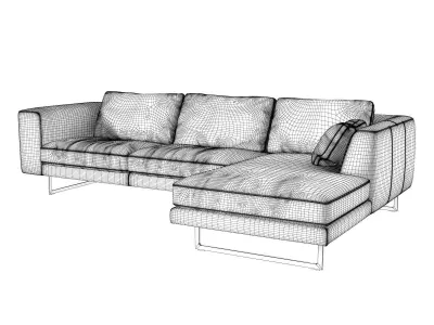 DS 748 Corner Sofa 3D model