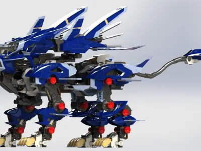 Liger Zero Jager 3D model