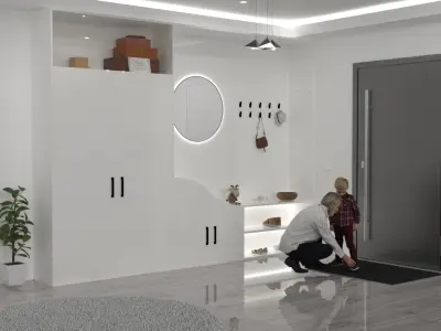 domus introitus Low-poly 3D model