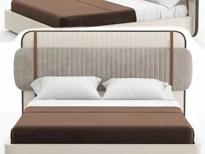 BED SCOTT Low-poly 3D model