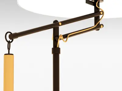 Crate and Barrel Autry Table Lamp 3D model