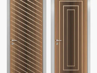 3D Modern door 3D model