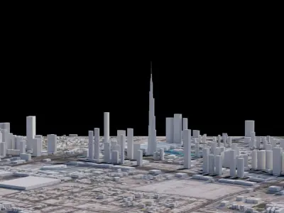 Dubai - United Arab Emirates 3D model