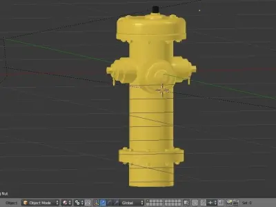 Fire Hydrant 17 - Safety and Emergency Equipment Low-poly 3D model