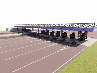 Road Pack - Extended-City Roads 3D model