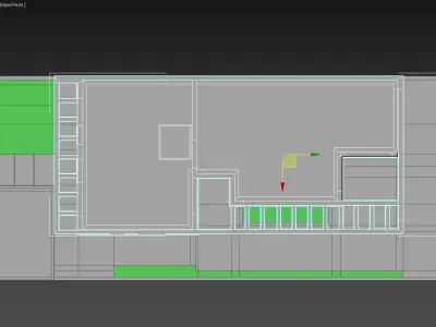Modern House 003 Izrael Low-poly 3D model