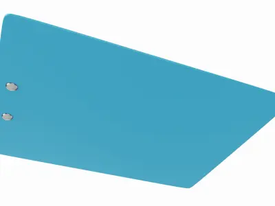 Clipboard writing pad A4 3D model