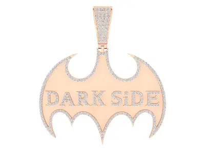 superhero batman pendant 3D print model