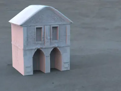 City Building Block 3D model