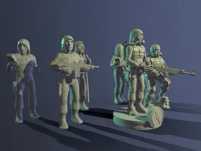 Chibi Wanderers 3D print model