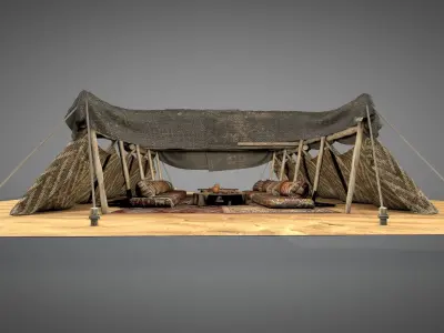 Big Desert Tent 3D model