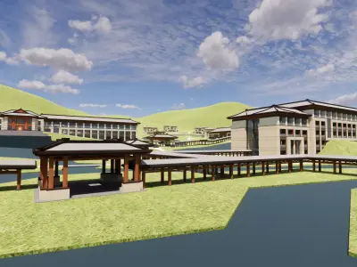 Homes and care center -A3 3D model